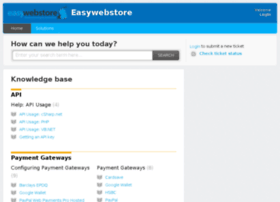 Support.easywebstore.net