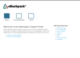 Support.ebackpack.com