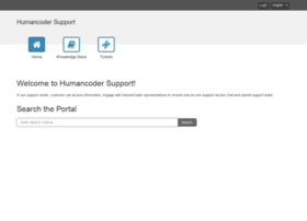 Support.humancoder.com