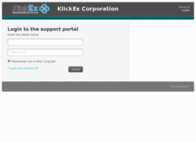 Support.klickex.com