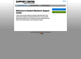 Support.kontentmachine.com