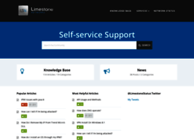 Support.limestonenetworks.com