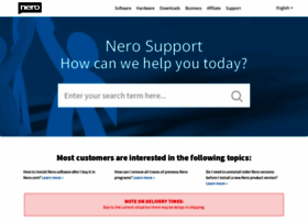 Support.nero.com