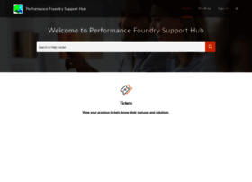 Support.performancefoundry.com