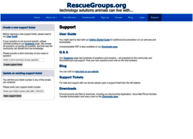 Support.rescuegroups.org