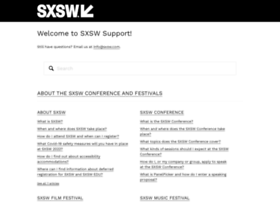 support.sxsw.com
