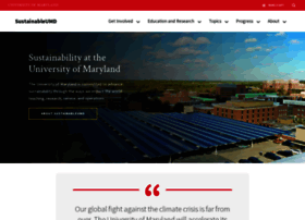 Sustainability.umd.edu