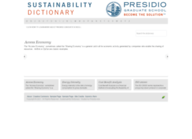 Sustainabilitydictionary.com
