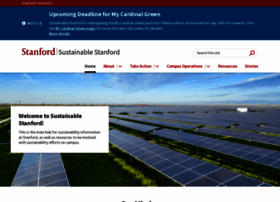 Sustainable.stanford.edu