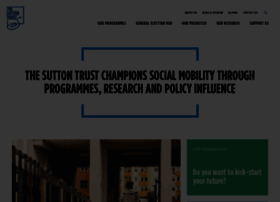 Suttontrust.com