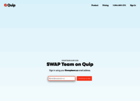 Swapteam.quip.com