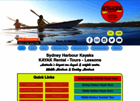Sydneyharbourkayaks.com.au