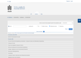 syllabus.agh.edu.pl
