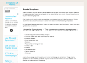 symptomsofanemia.net