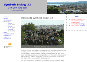 Syntheticbiology3.ethz.ch