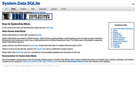 System.data.sqlite.org