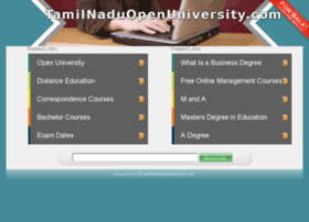 tamilnaduopenuniversity.com