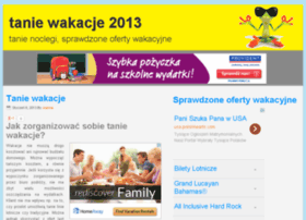 tanie-wakacje-2013.pl