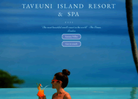 taveuniislandresort.com