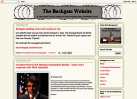 Tdcjbackgate.blogspot.com