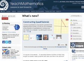 Teachmathematics.net