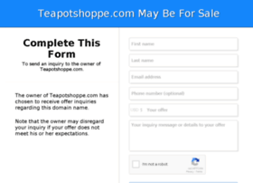 Teapotshoppe.com