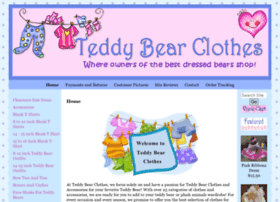 Teddybearclothes.com
