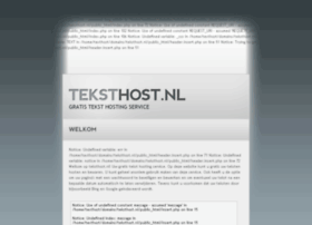 teksthost.nl