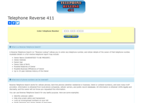 Telephonereverse411.com