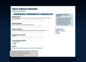 terms-of-service-generator.legalriver.com