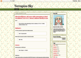 Terrapinssky.blogspot.com