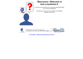 Test.e-systemes.fr