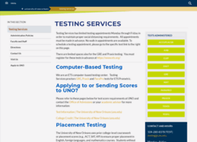 Testing.uno.edu