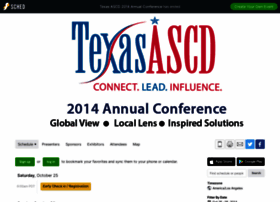 Texasascd2014annualconference.sched.org