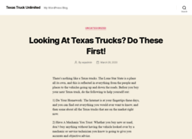 Texastrucksunlimited.com