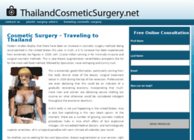 thailandcosmeticsurgery.net