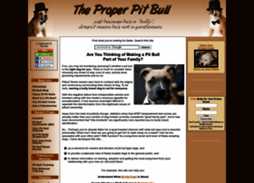 The-proper-pitbull.com