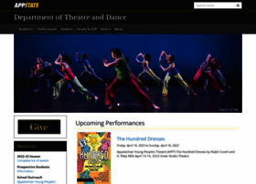 Theatreanddance.appstate.edu