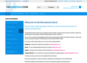 Thebiomaterialstore.co.uk