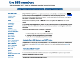 thebsbnumbers.com