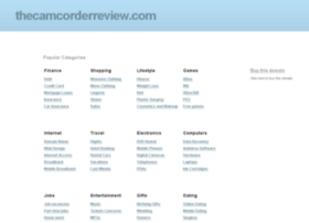 thecamcorderreview.com