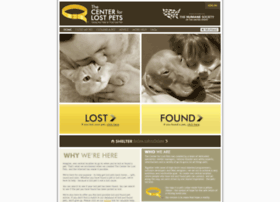 thecenterforlostpets.com