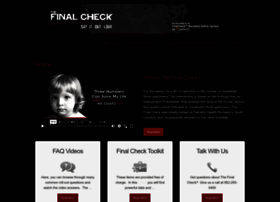 Thefinalcheck.org