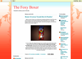 Thefoxyboxer.blogspot.com