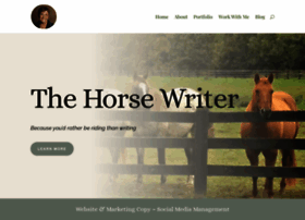 Thehorsewriter.com