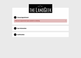 Thelandgeek.acuityscheduling.com