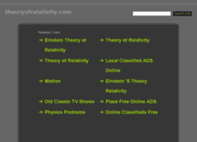 theoryofrelativity.com