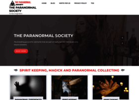 theparanormalsociety.org