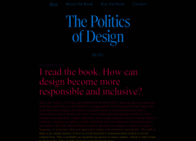 Thepoliticsofdesign.com