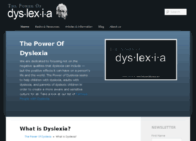 thepowerofdyslexia.com